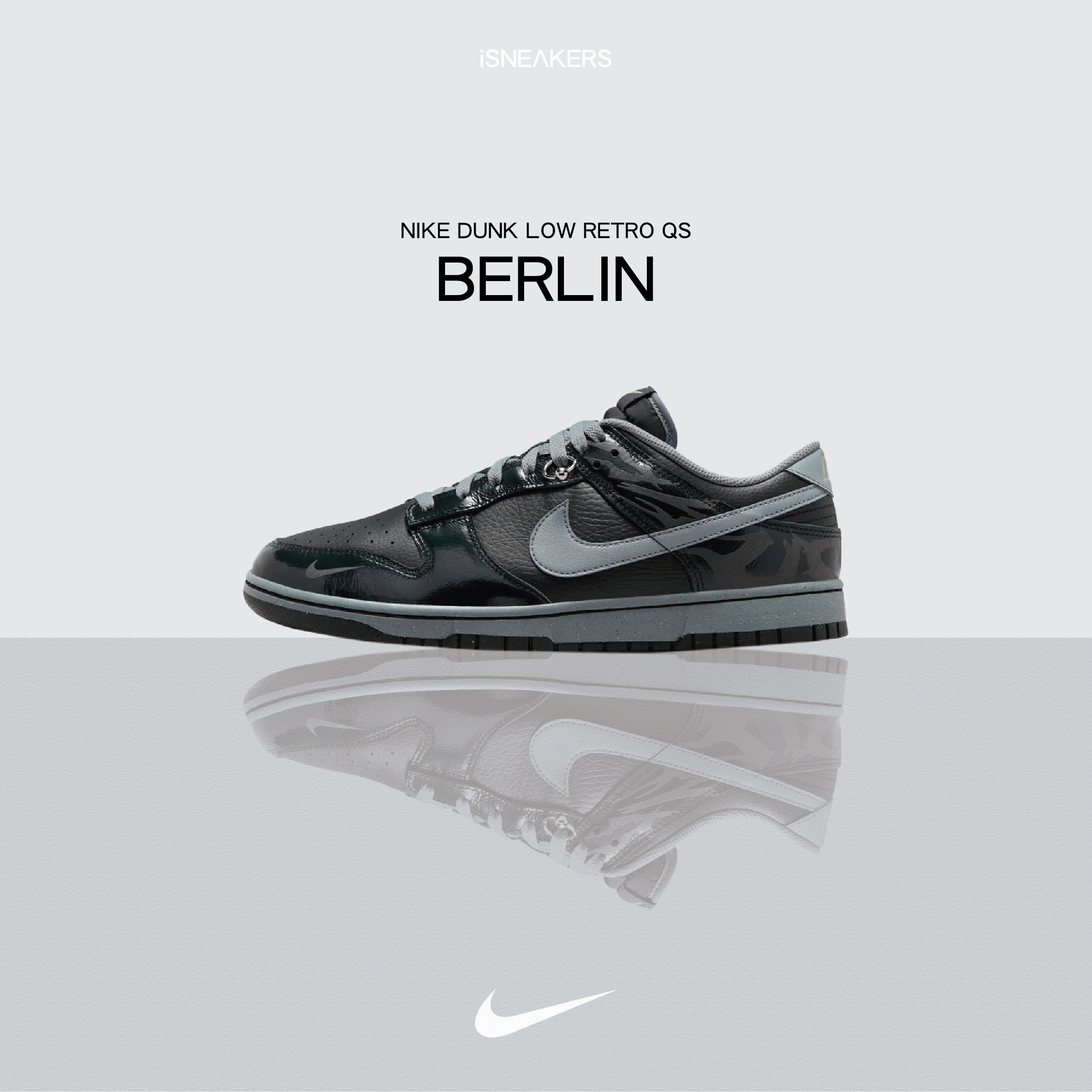 iSNEAKERS｜Nike Dunk Low Retro QS "Berlin" 柏林 FZ3053-001