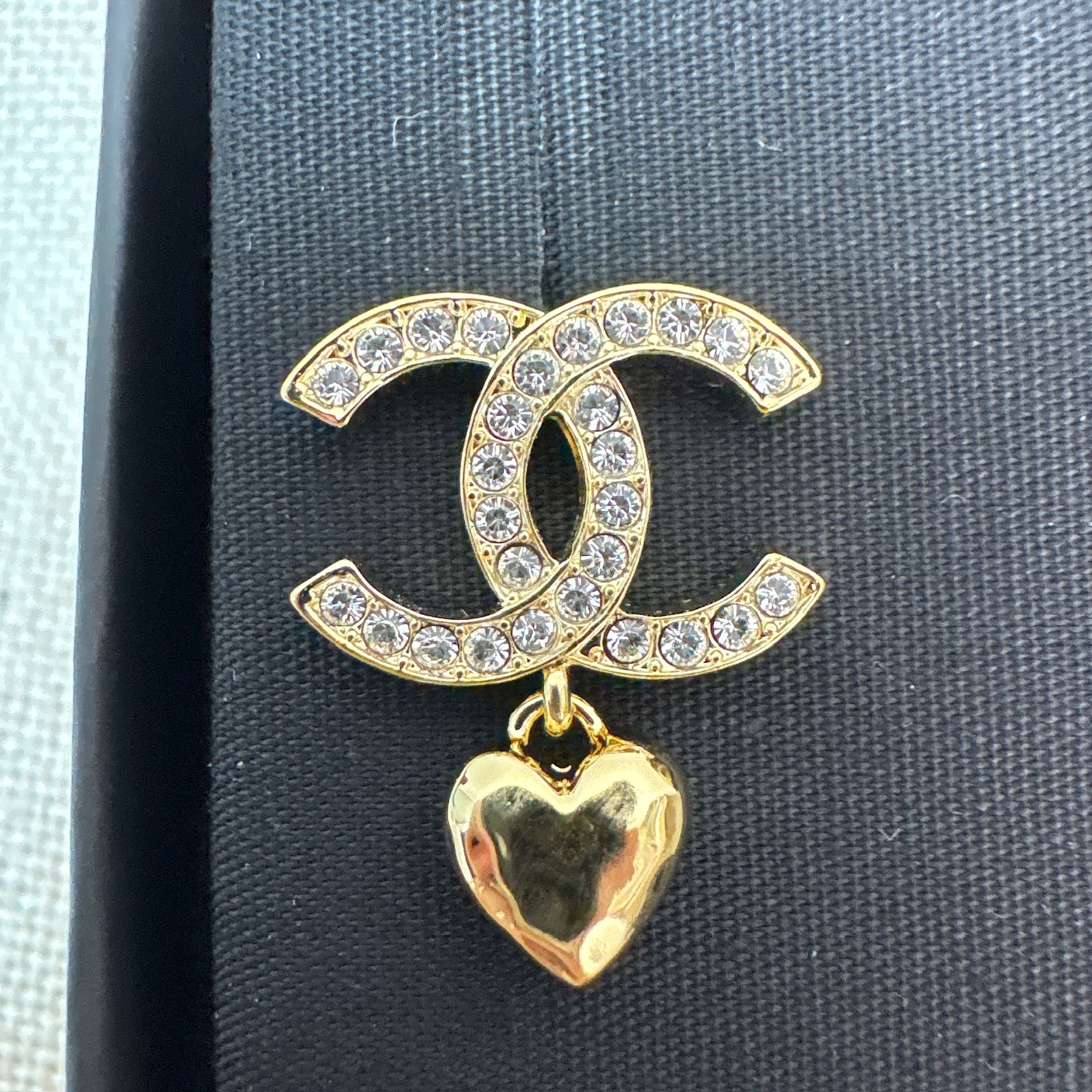 Chanel 23P Heart  Earrings - Ghw