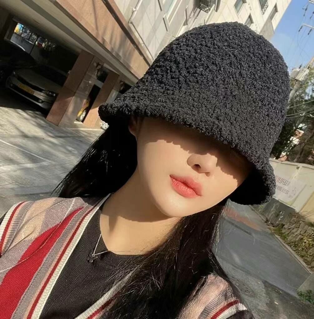 BN3254 羊羔毛百搭漁夫帽
