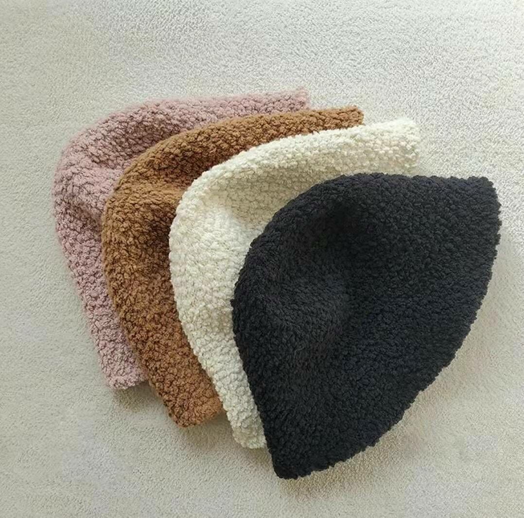 BN3254 羊羔毛百搭漁夫帽