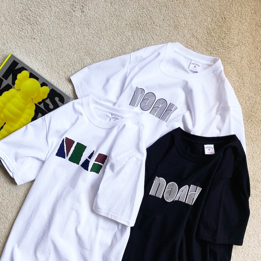 Noah 水波紋/幾何圖 經典Logo Tee