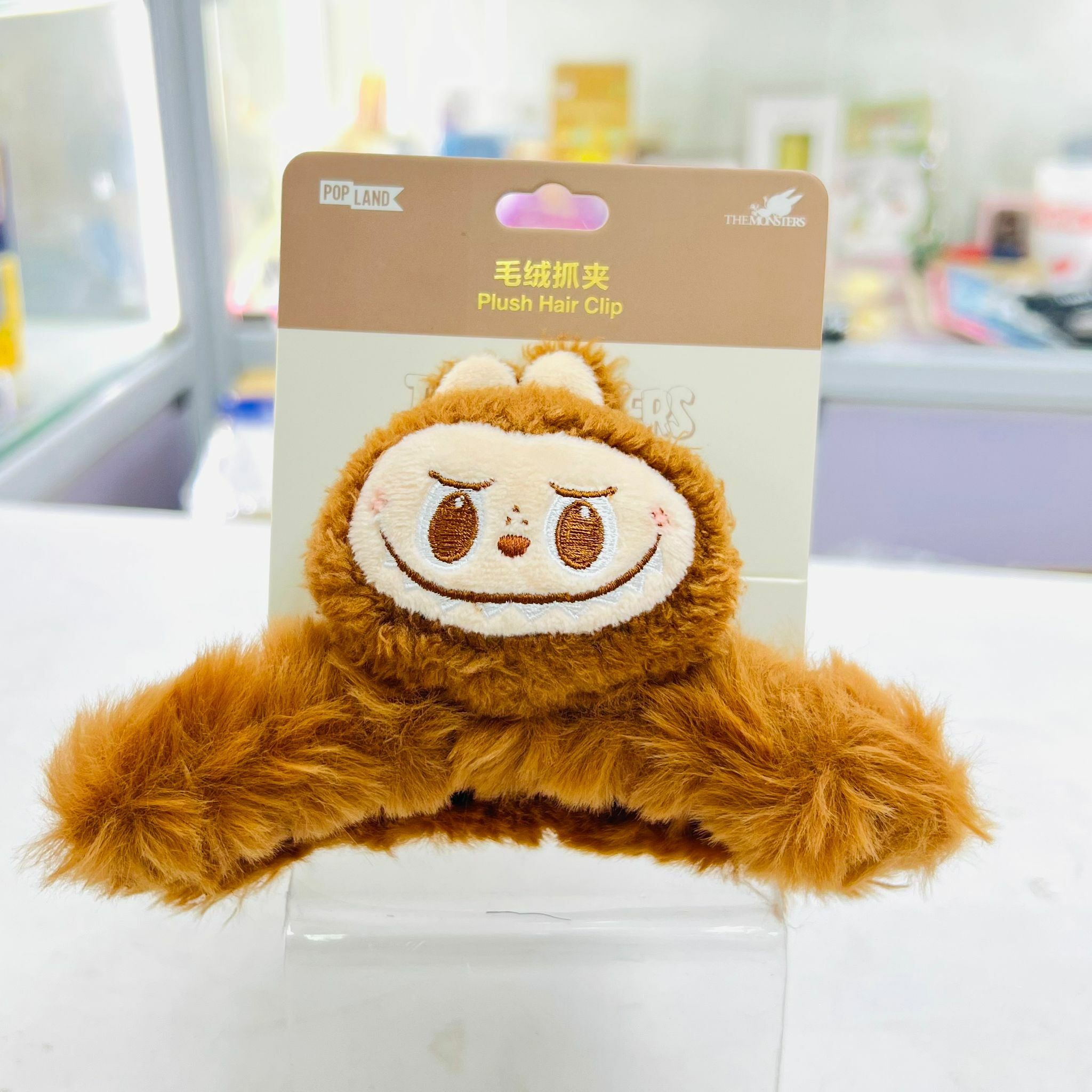 The monster warm fluffy hoilday series-LABUBU Plush Hair Clip