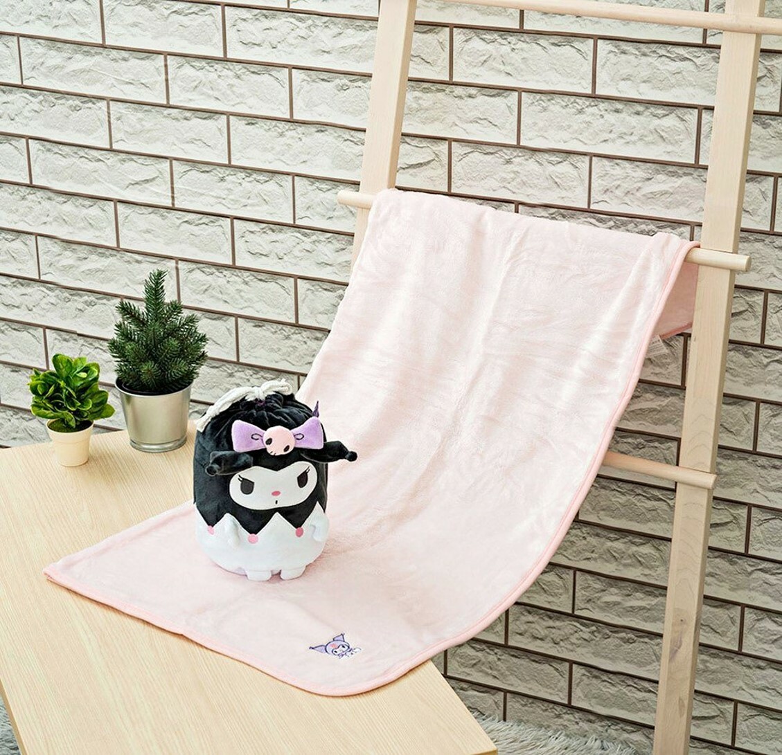 佻皮魔女 3D公仔多用途法蘭絨毛絨被 | 毛毯  (日本直送)