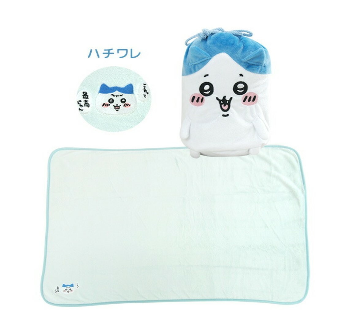 吉伊卡哇 3D公仔 多用途法蘭絨毛絨被 | 毛毯 |小八猫 (日本直送)