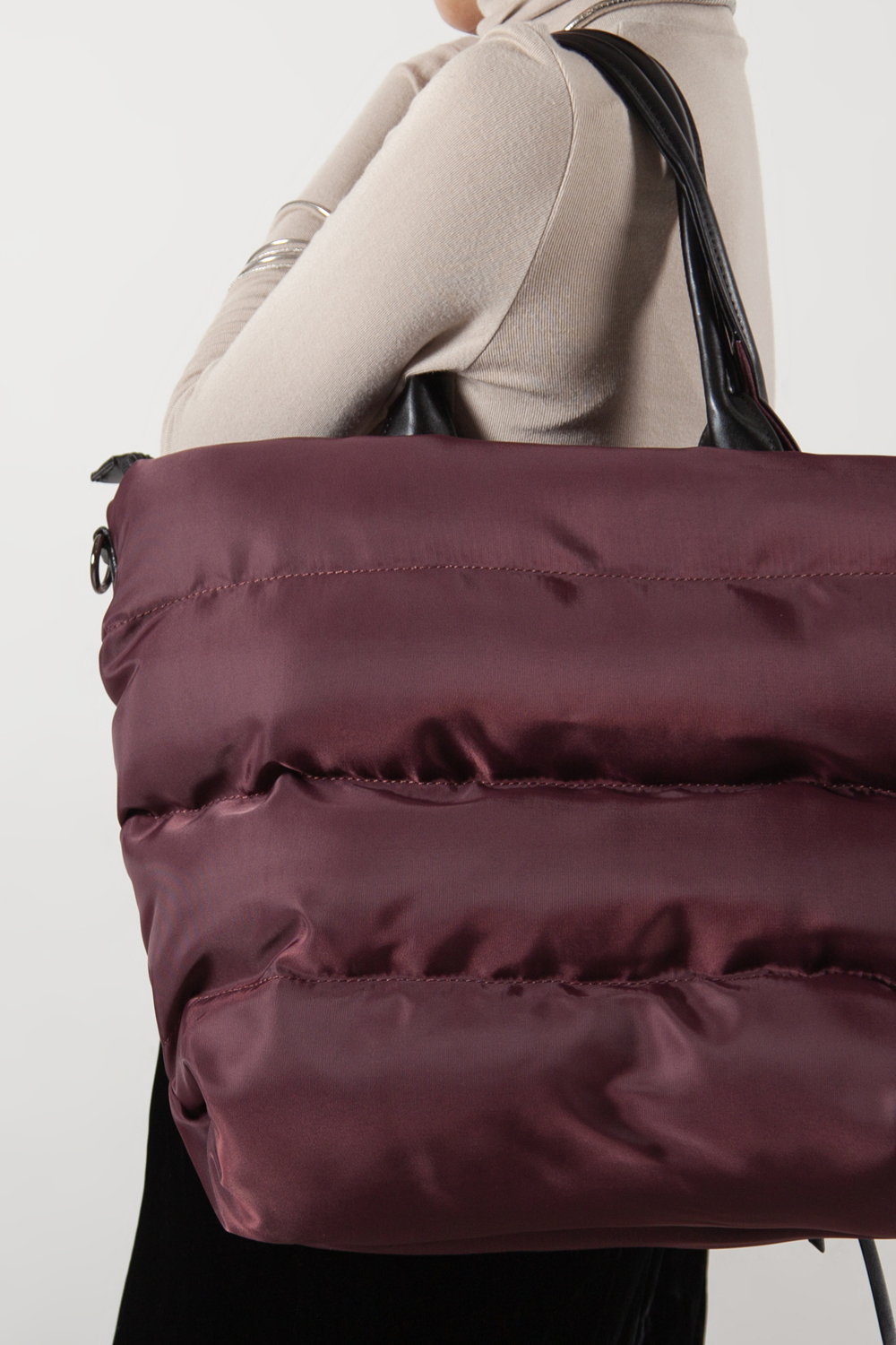 MXP X 肩背太空包 酒紅