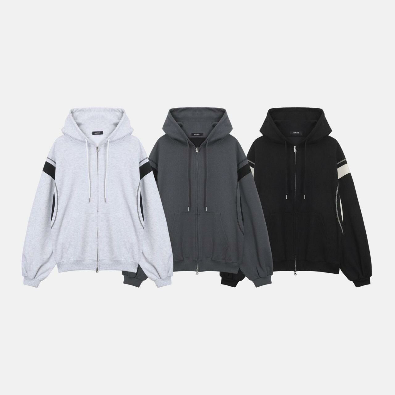 連帽拉鍊外套 ALLWAYS-023JK