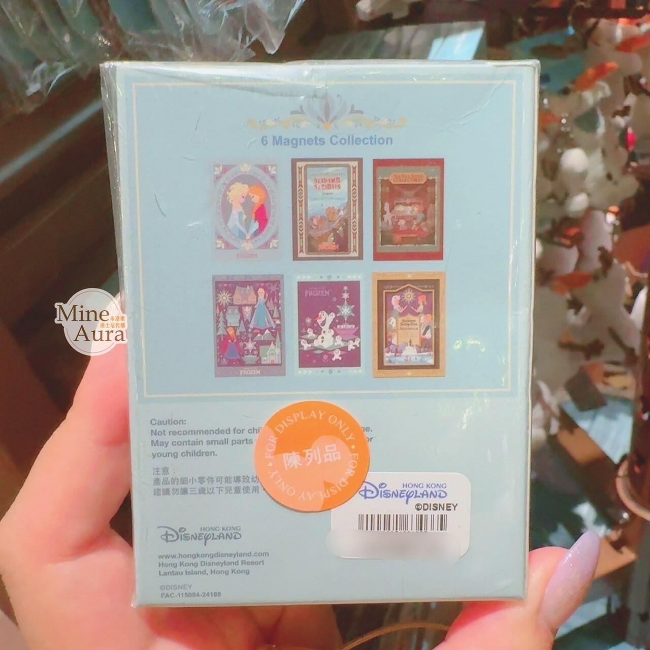 World of Frozen 限定 艾莎 Elsa 安娜Anna 造型 磁鐵 掛飾 冰雪奇緣 Frozen -香港迪士尼樂園