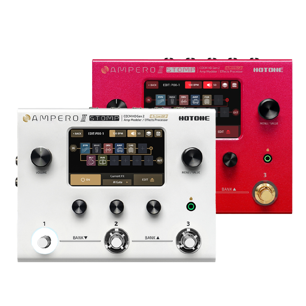 Hotone Hotone / Ampero II Stomp 綜合效果器 — 三峽效果器