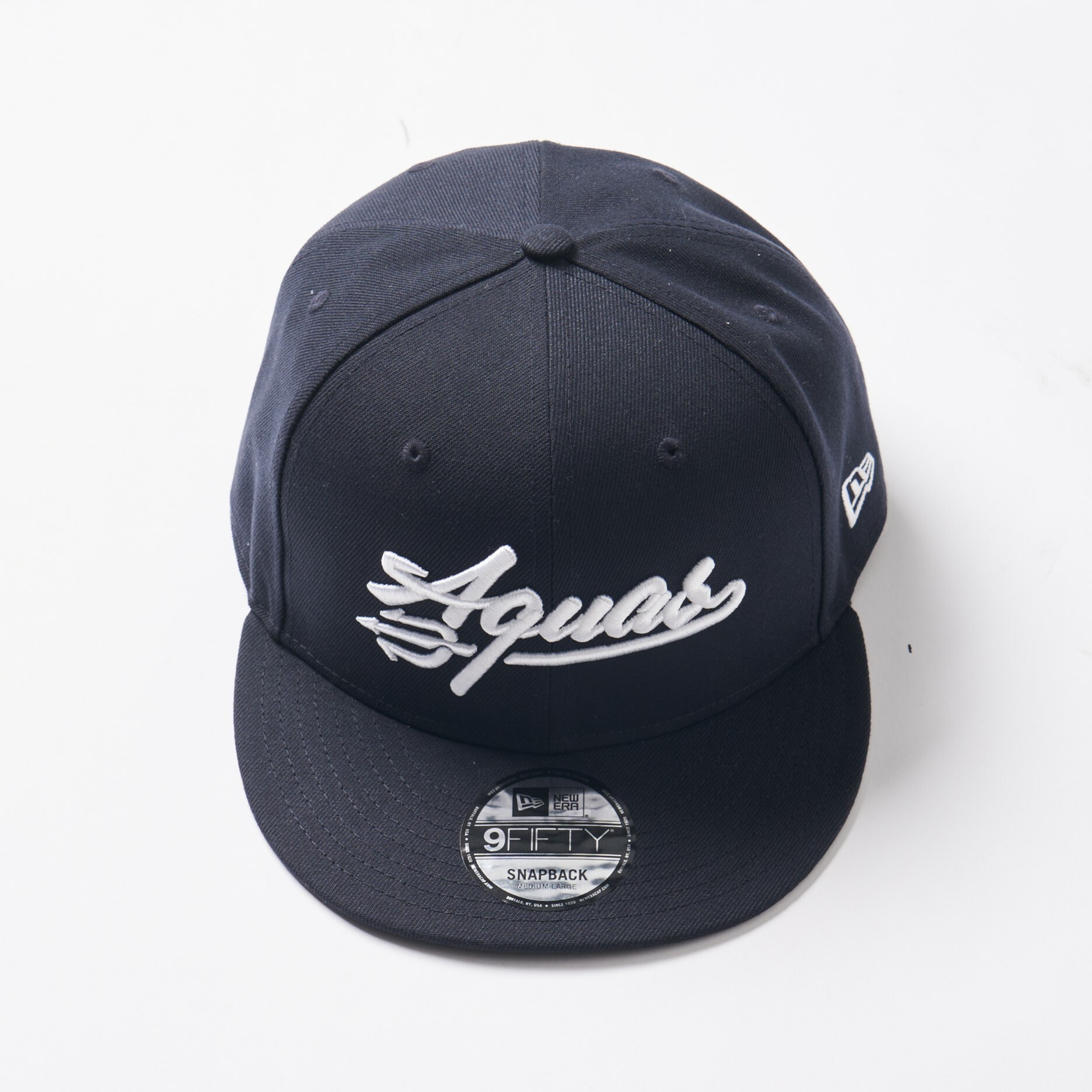 高雄全家海神 X NEW ERA 9FIFTY 草寫LOGO棒球帽｜深海靛