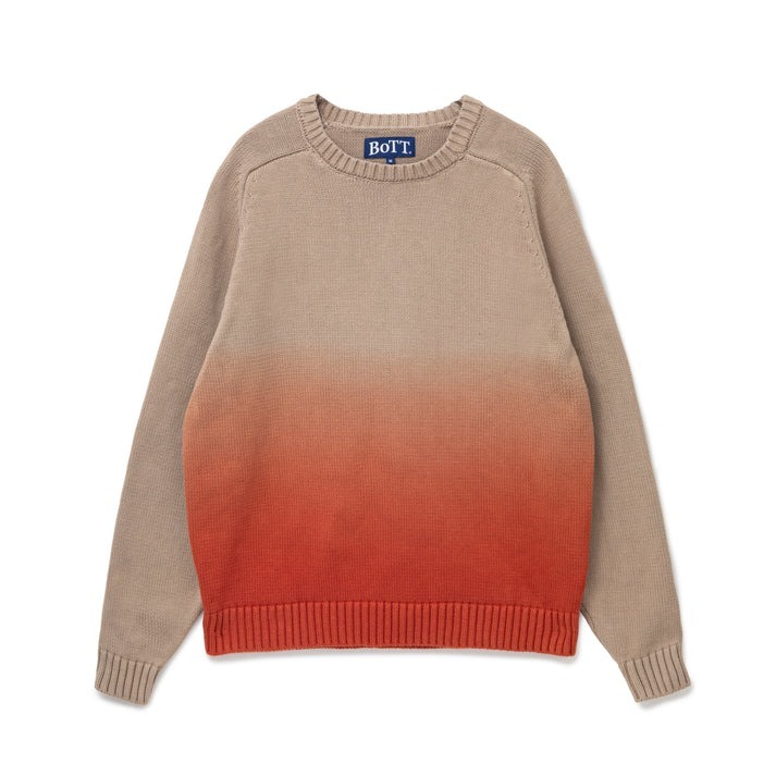 BoTT｜Dyed Raglan Knit Sweater "Natural"