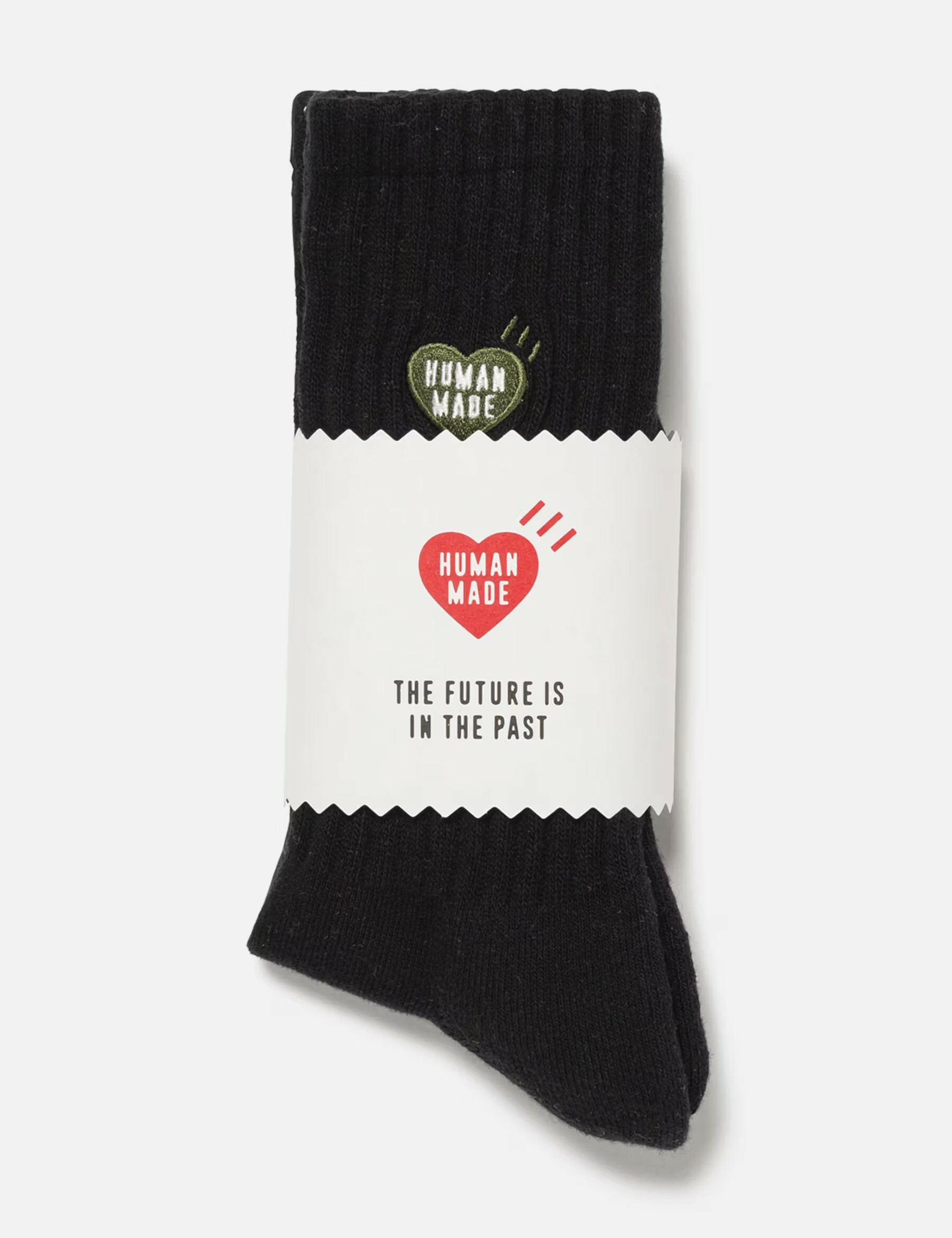 Human Made Pile Socks 長襪軍綠愛心