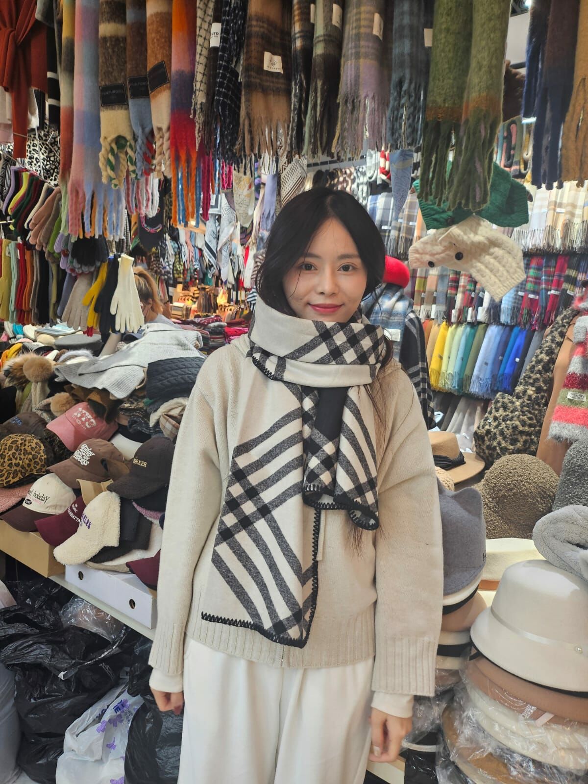 BN3282 cashmere B牌圍巾