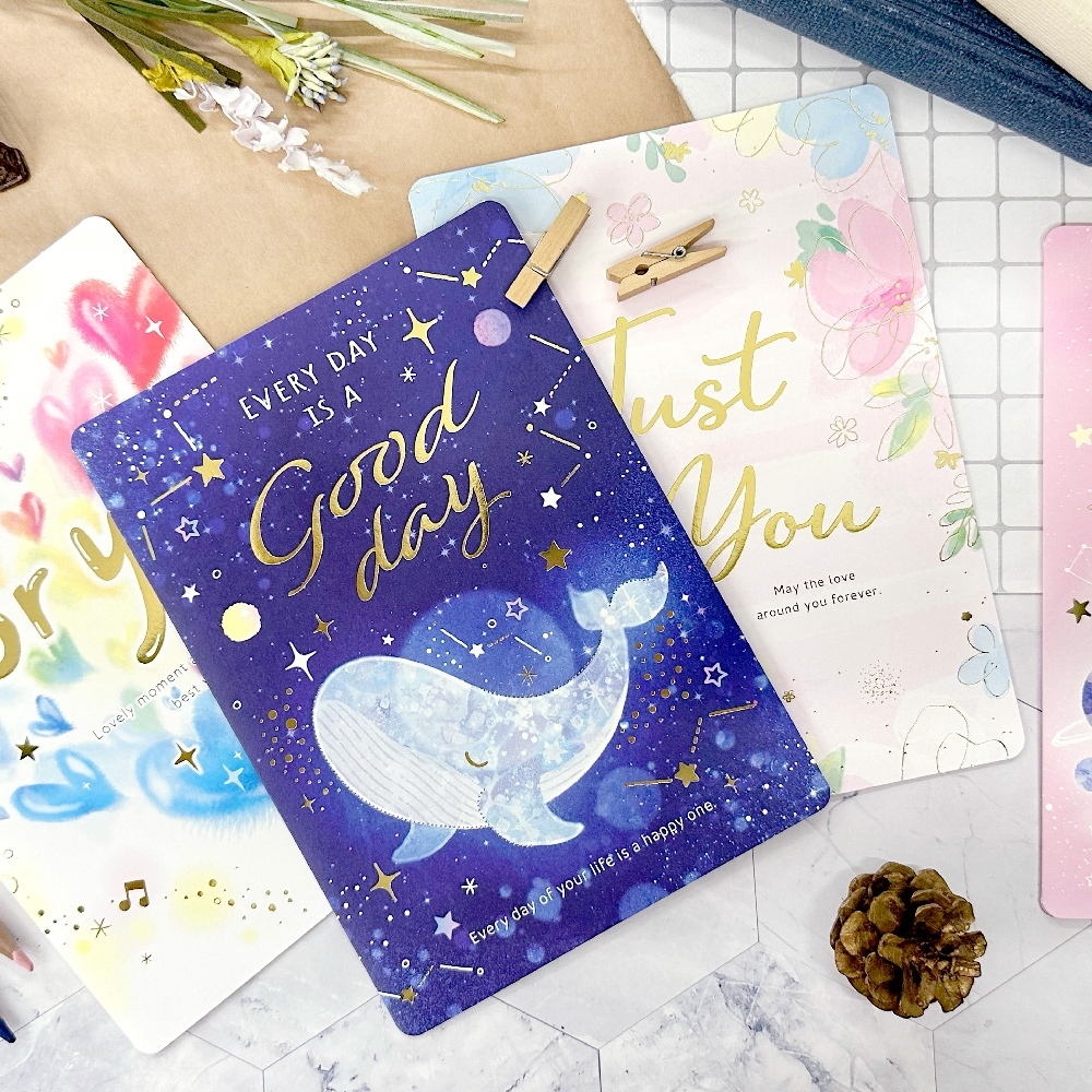 四季紙品 中小開萬用卡  【FK4518】