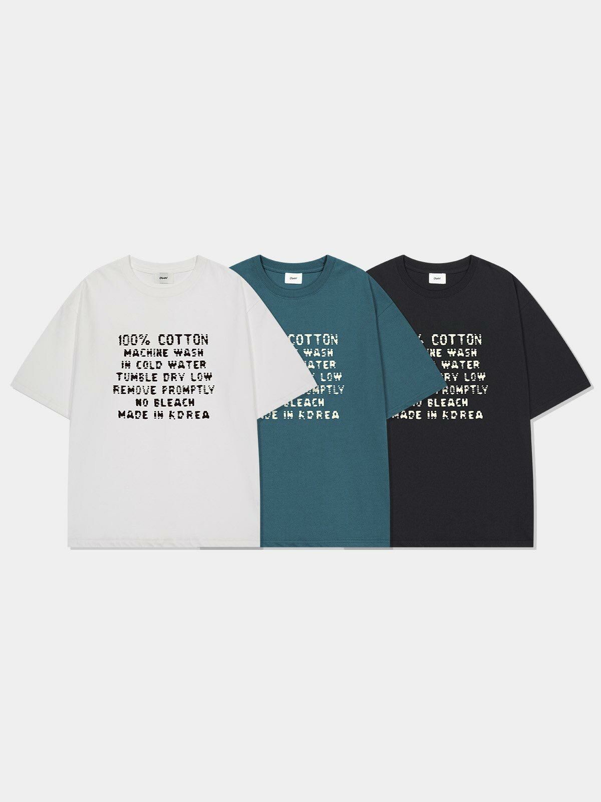 英文字短袖Tee OWN-054T