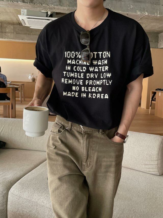 英文字短袖Tee OWN-054T