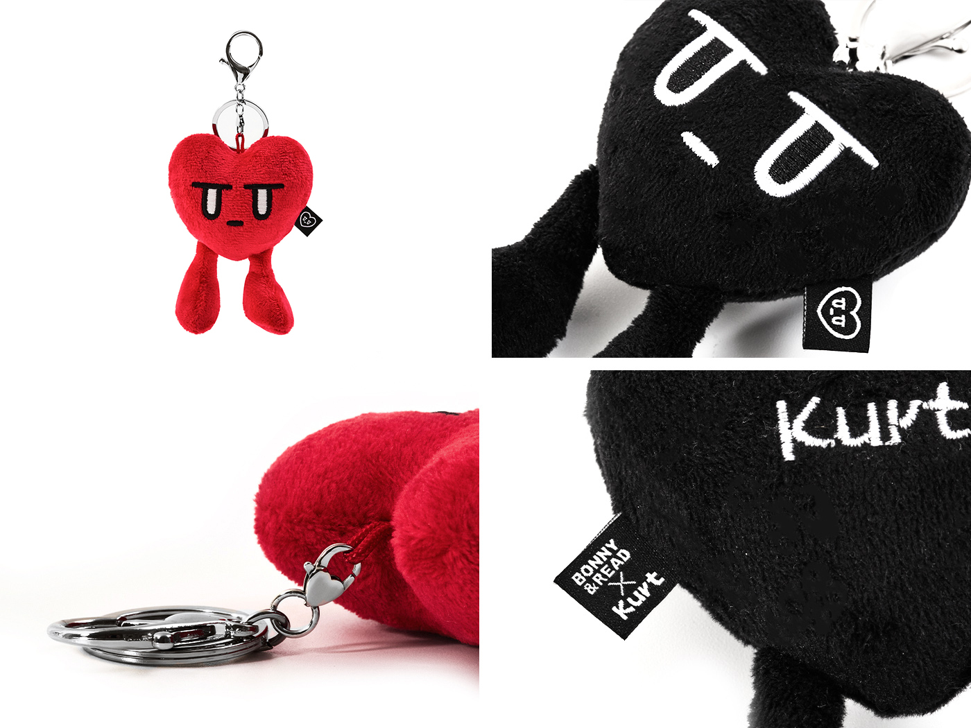 kurt聯名,kurt wu,吊飾,娃娃,娃娃吊飾,愛心吊飾,厭世愛心