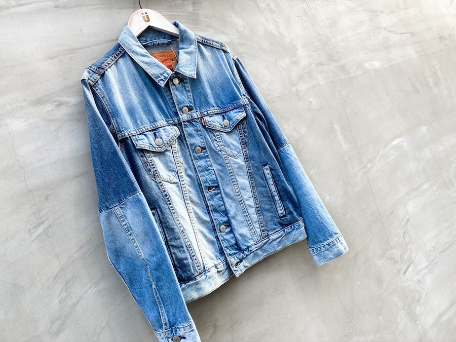 LEVI'S Trucker Jacket 拼接 石洗刷色 牛仔外套