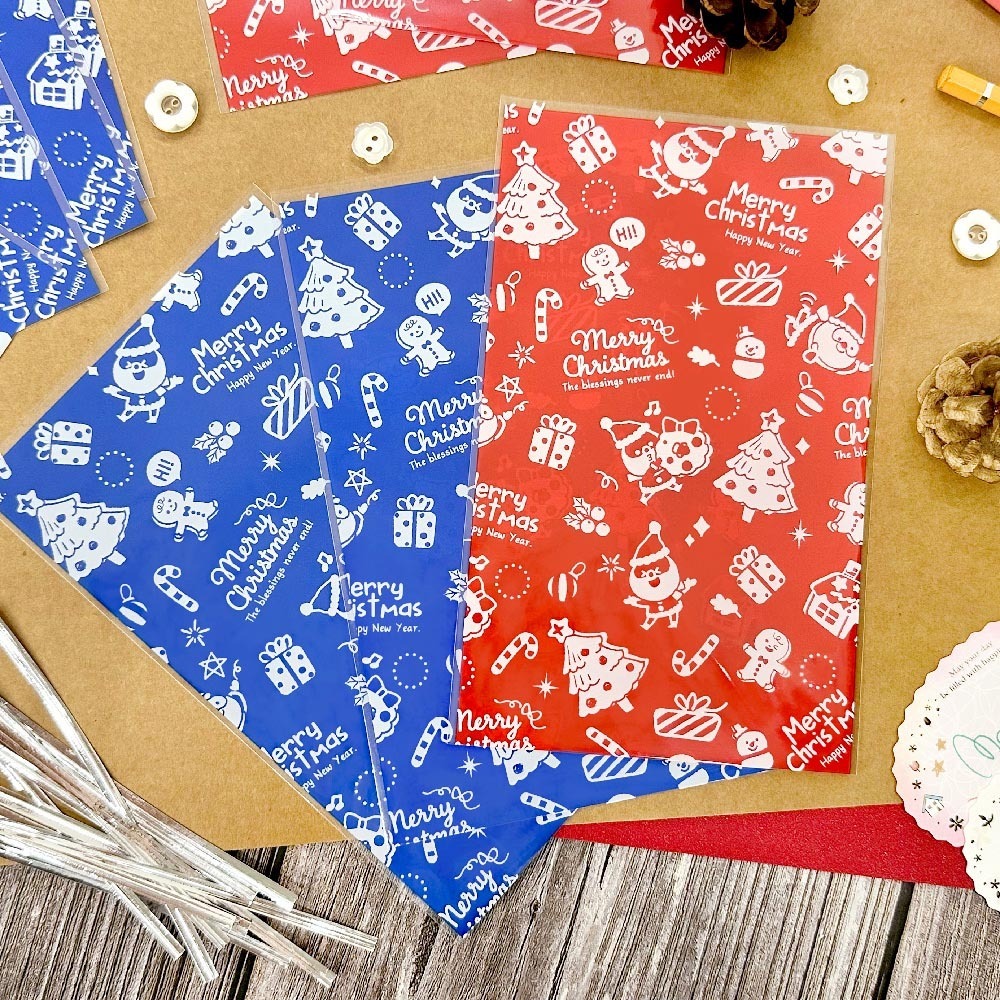 四季紙品 聖誕禮物袋(中)  6入【XC3003】