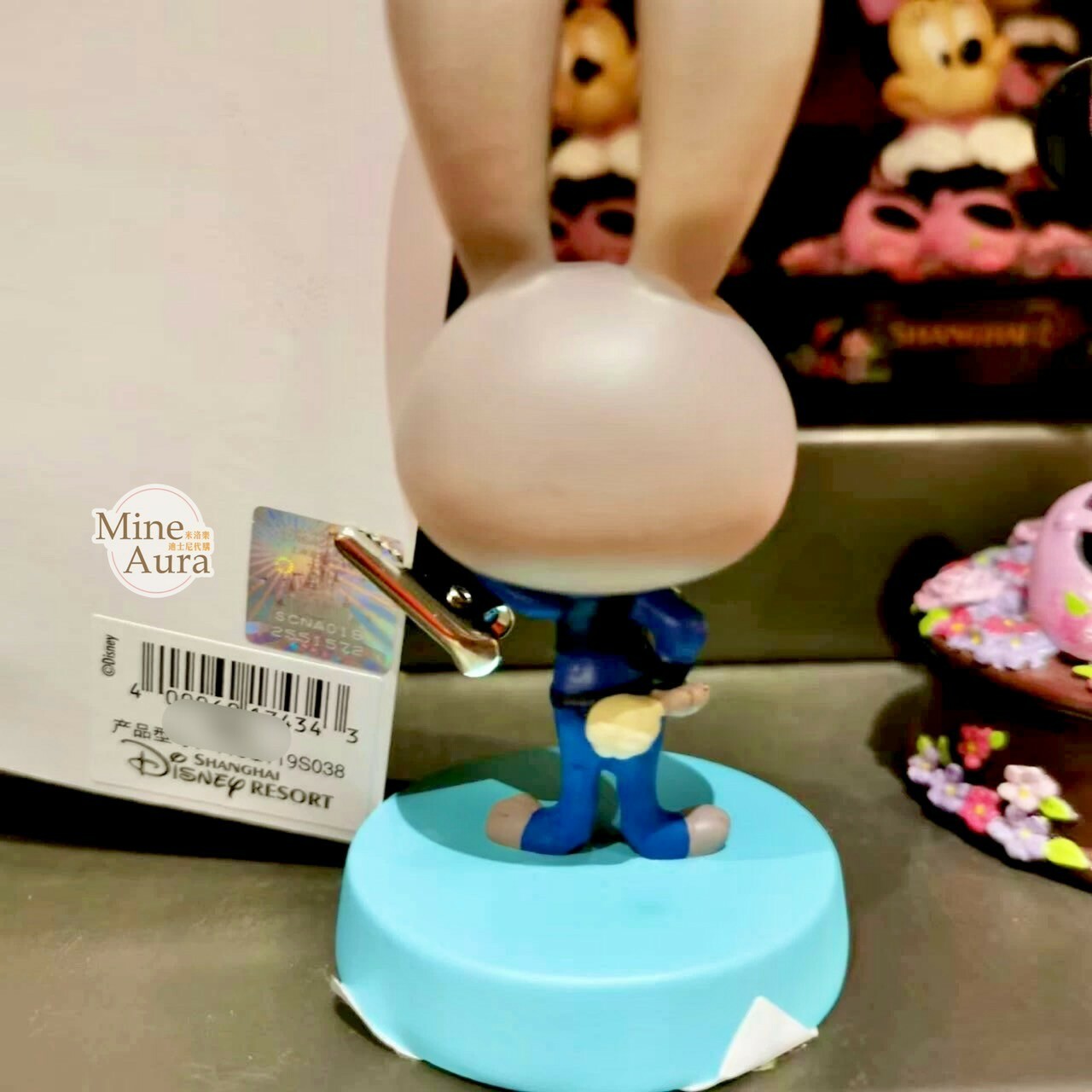 哈茱蒂 Judy 兔 站姿 造型相片夾 擺飾 動物方城市 Zootopia -上海迪士尼樂園