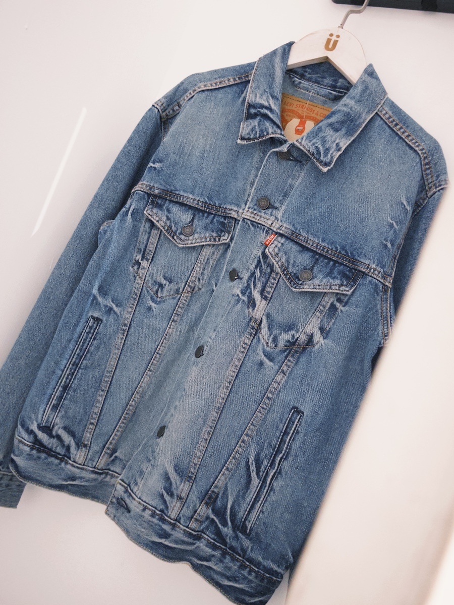 LEVI'S Trucker Jacket 重磅縫線刷色 牛仔外套