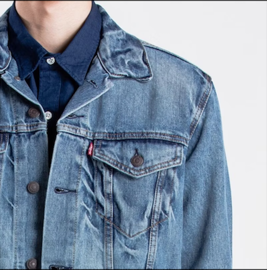 LEVI'S Trucker Jacket 重磅縫線刷色 牛仔外套