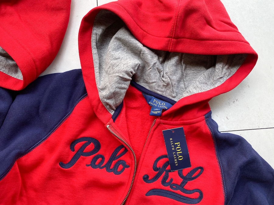 【K】Polo Ralph Lauren 刺繡Logo 內刷毛連帽外套