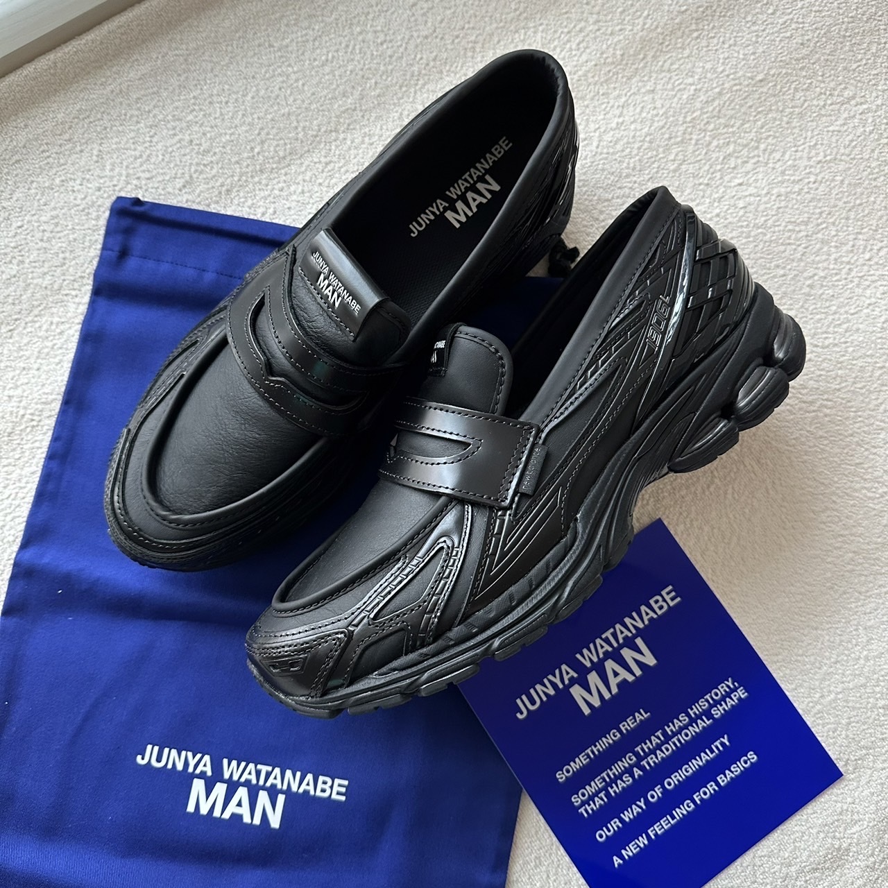 【APAIR】預購 Junya Watanabe x New Balance 1906L "Black" 全黑 聯名 樂福鞋 U1906LCD