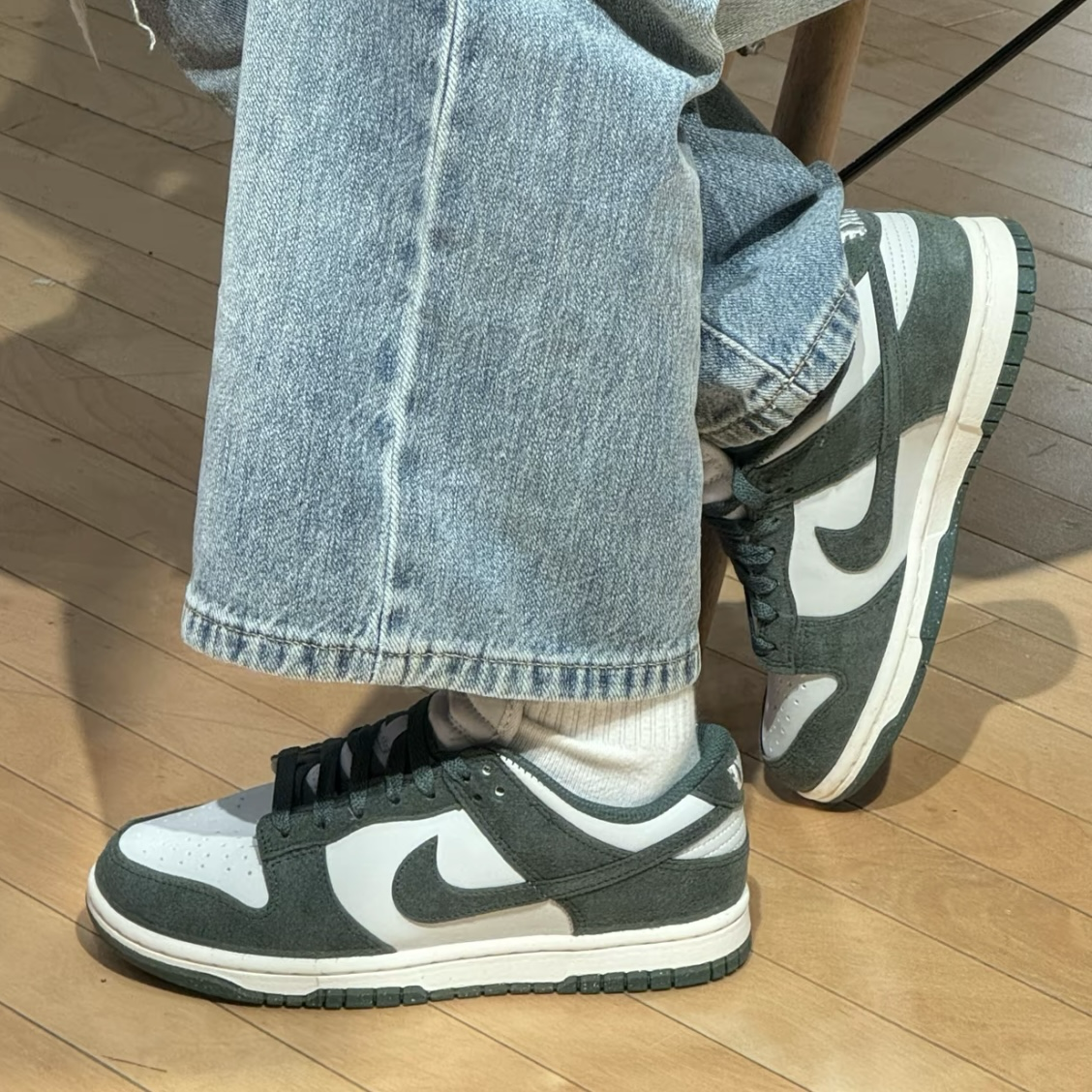 Nike Dunk Low Next Nature Viintage Green 墨綠 抹茶 深綠 麂皮 低筒休閒鞋