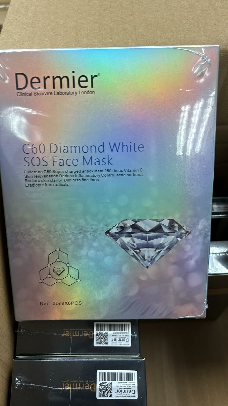 Dermier C60 閃鑽急救面膜