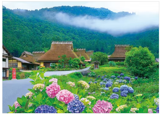 京都美山的茅草屋