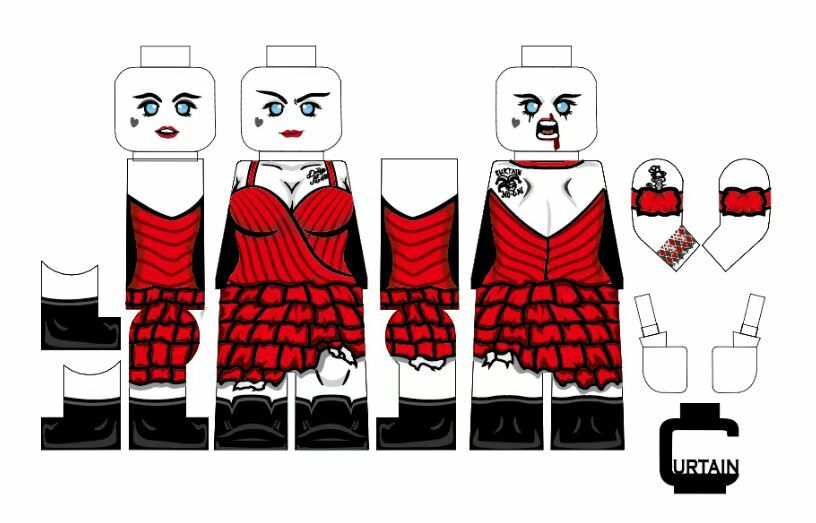 【Curtain】Harley Quinn