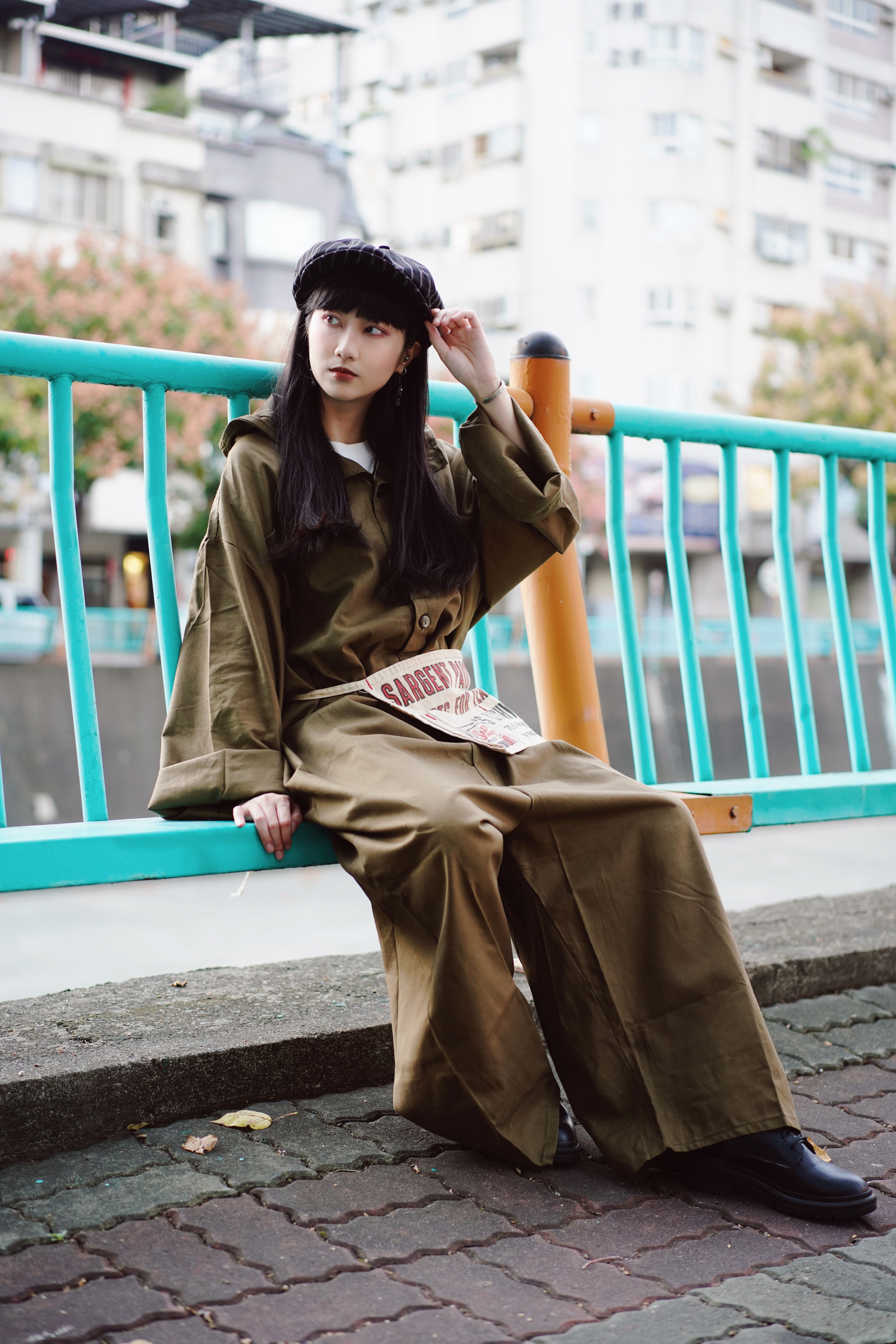 70s Czech army work coverall / 捷克軍公發連帽工作服