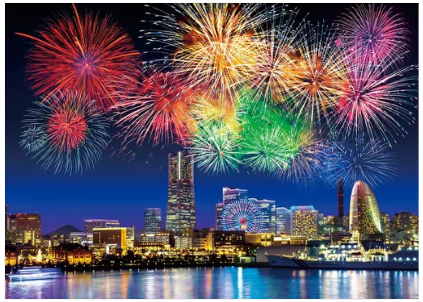 橫濱夜景與絢麗煙火－神奈川