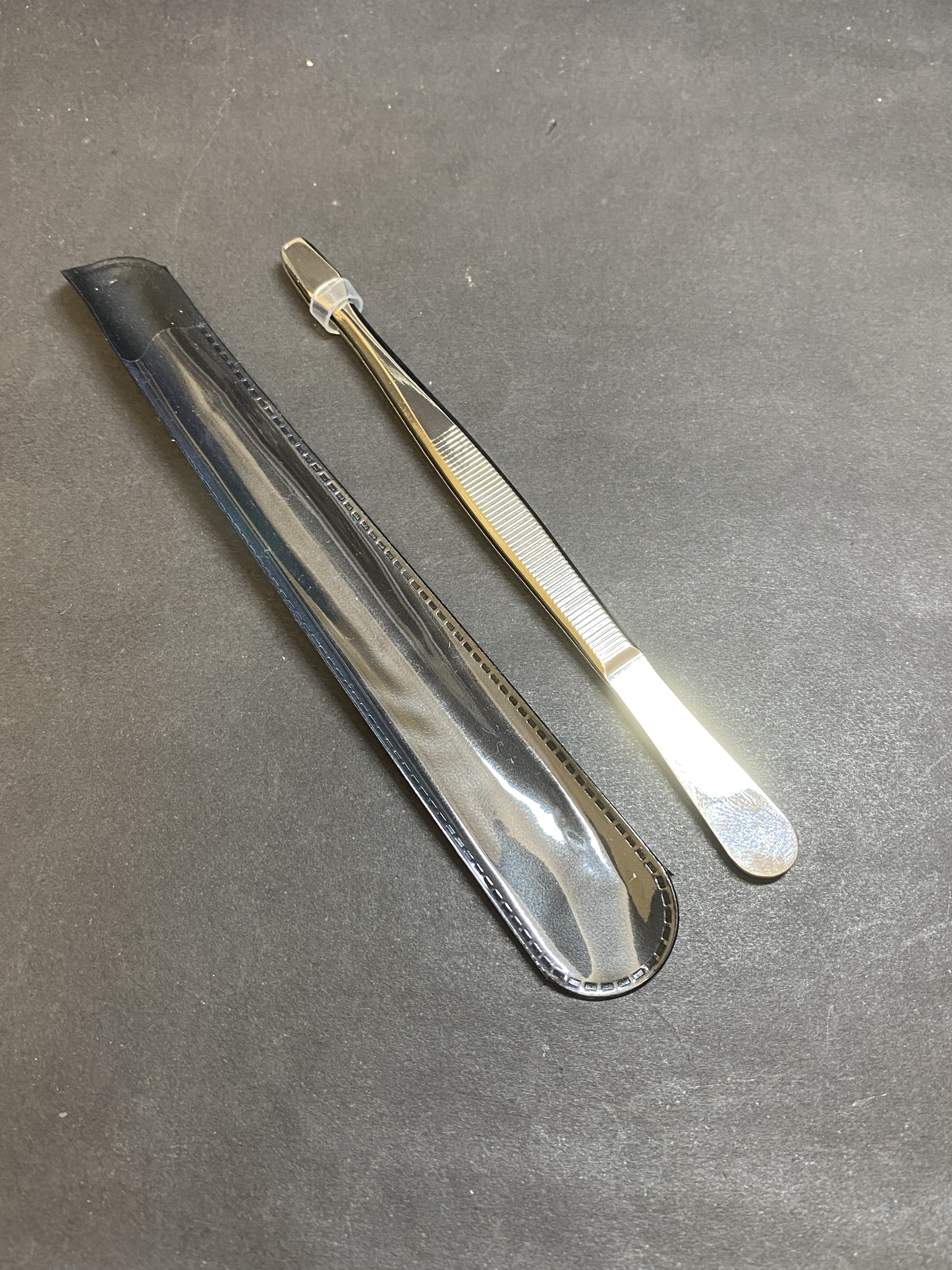 12-centimeter stamp or currency tweezers