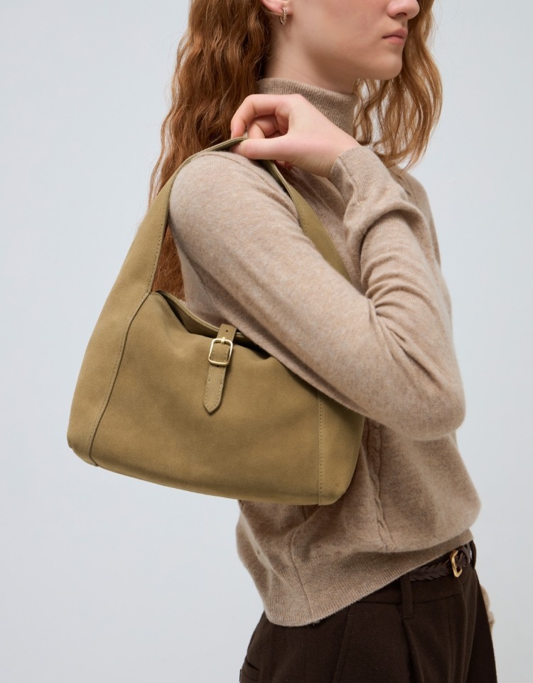 DEPOUND Suede Buckle Bag (Mini)