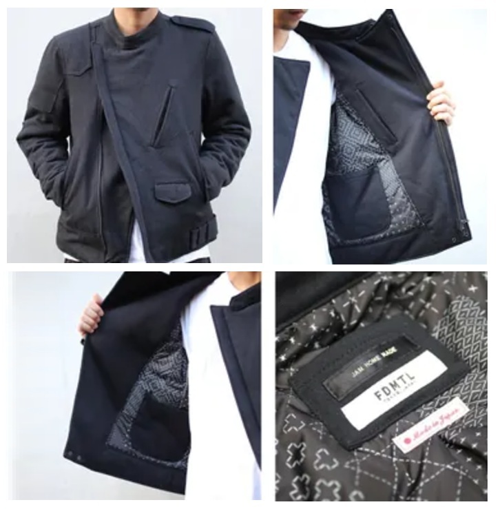 ON SALE: FDMTL JAPAN x JAN HOME MADE MOTORCYCLE RIDERS JACKET - BLACK PRE ORDER ITEM (預訂中)