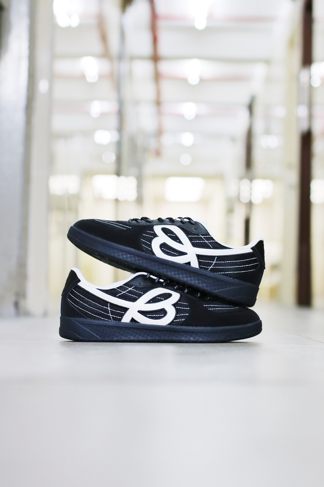 HBD x We Flower 小花鞋黑色休閒鞋AESPA 同款 BLACK