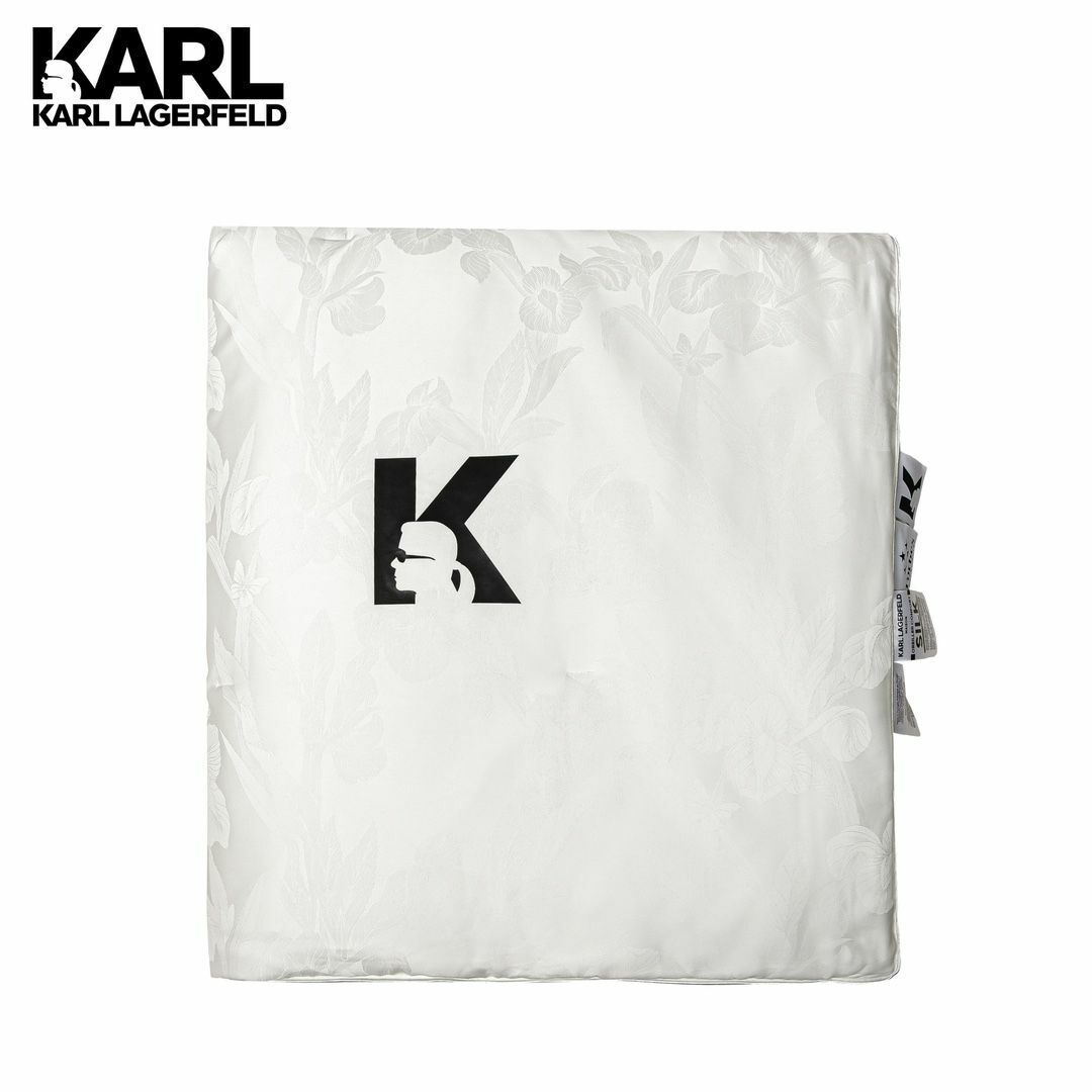 THE KARL LAGERFELD 提花蠶絲被