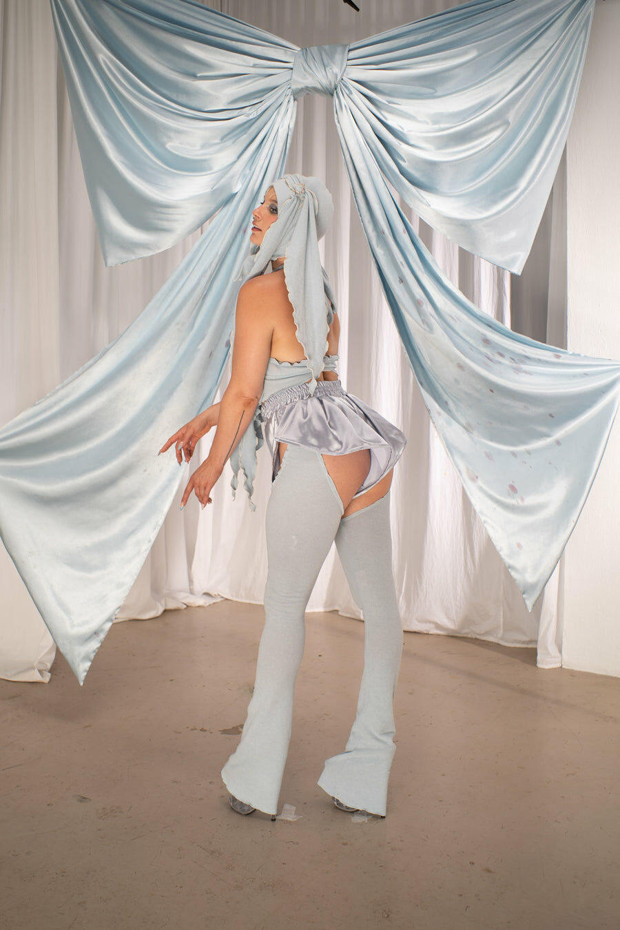 🐰Bunny Satin Skirt Shorts