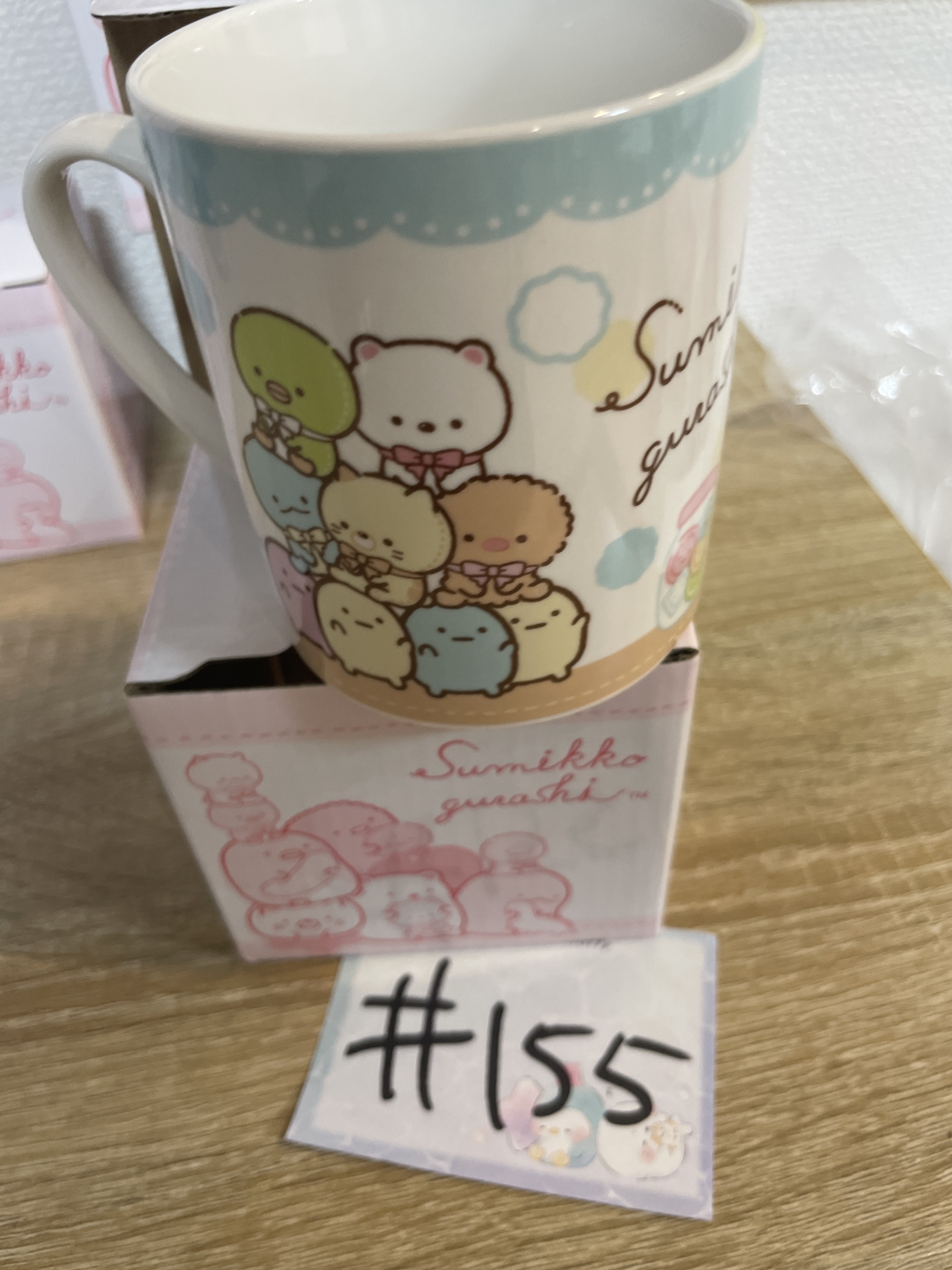 角落生物   陶瓷杯 藍#155