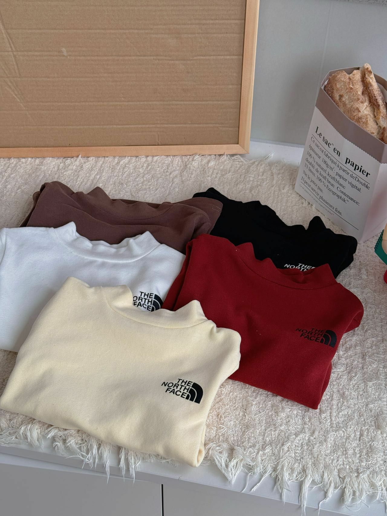 廠單 TNF中高領打底衫