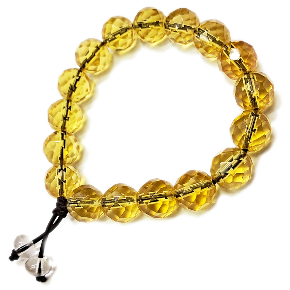 黃晶晶鑽手珠10mm【十方】149977