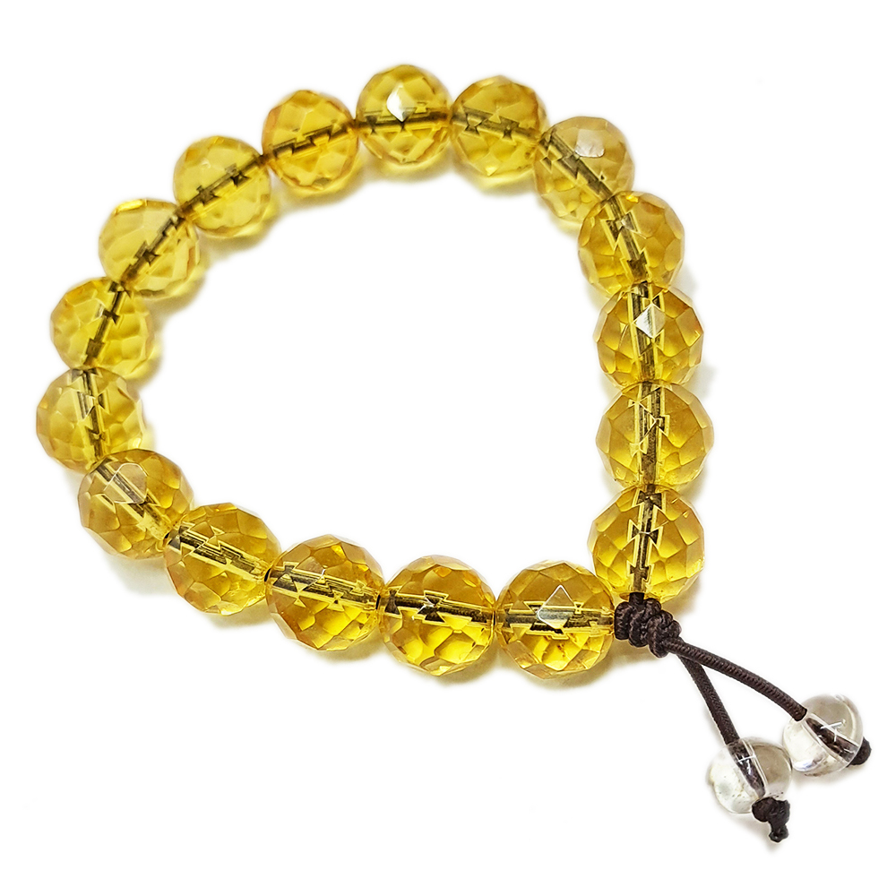 黃晶晶鑽手珠10mm【十方】149977