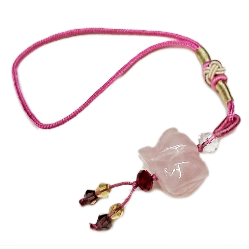 犬(粉晶)吊飾【十方】133830