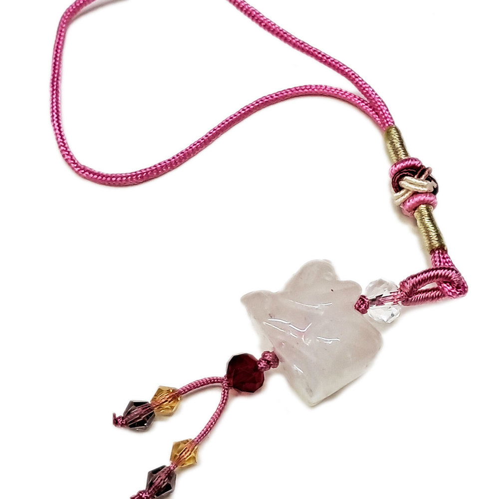 牛{粉晶}吊飾【十方】133839