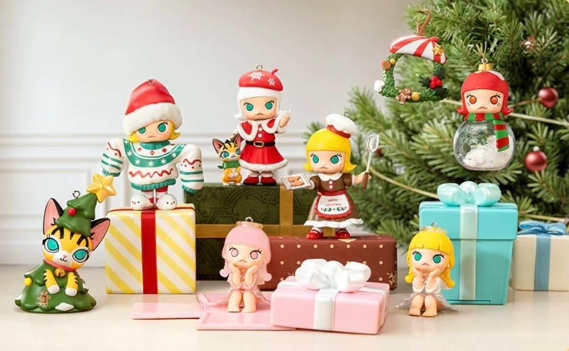 POP MART 泡泡瑪特 Molly 茉莉 城堡 聖誕奇遇盒 迷你公仔 禮盒 -泡泡瑪特城市樂園