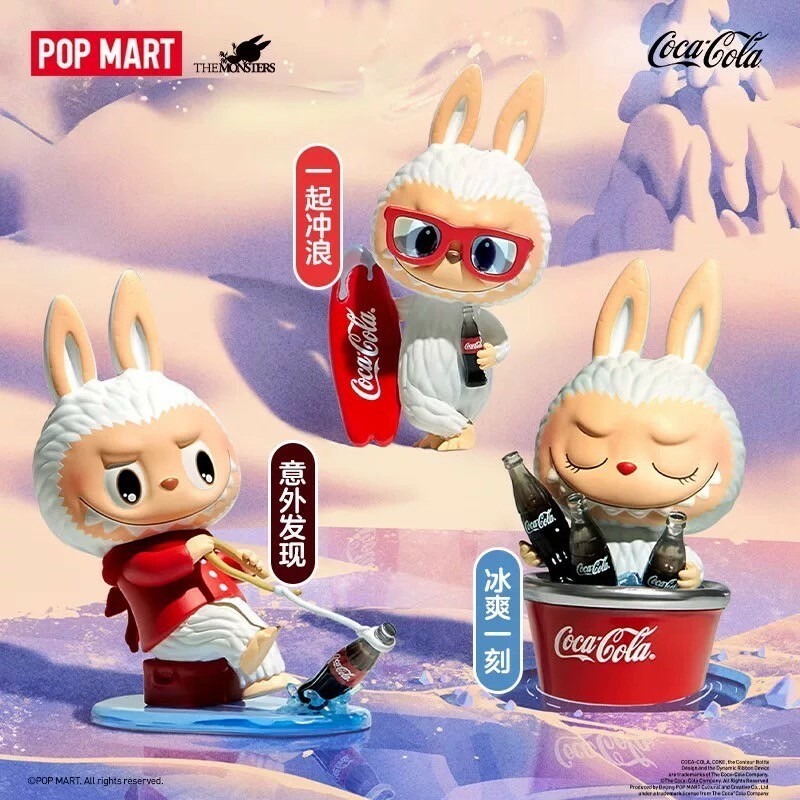 POP MART 泡泡瑪特 THE MONSTERS 拉布布 LABUBU 可口可樂系列 迷你 公仔 盲選盒 盲盒 -泡泡瑪特城市樂園