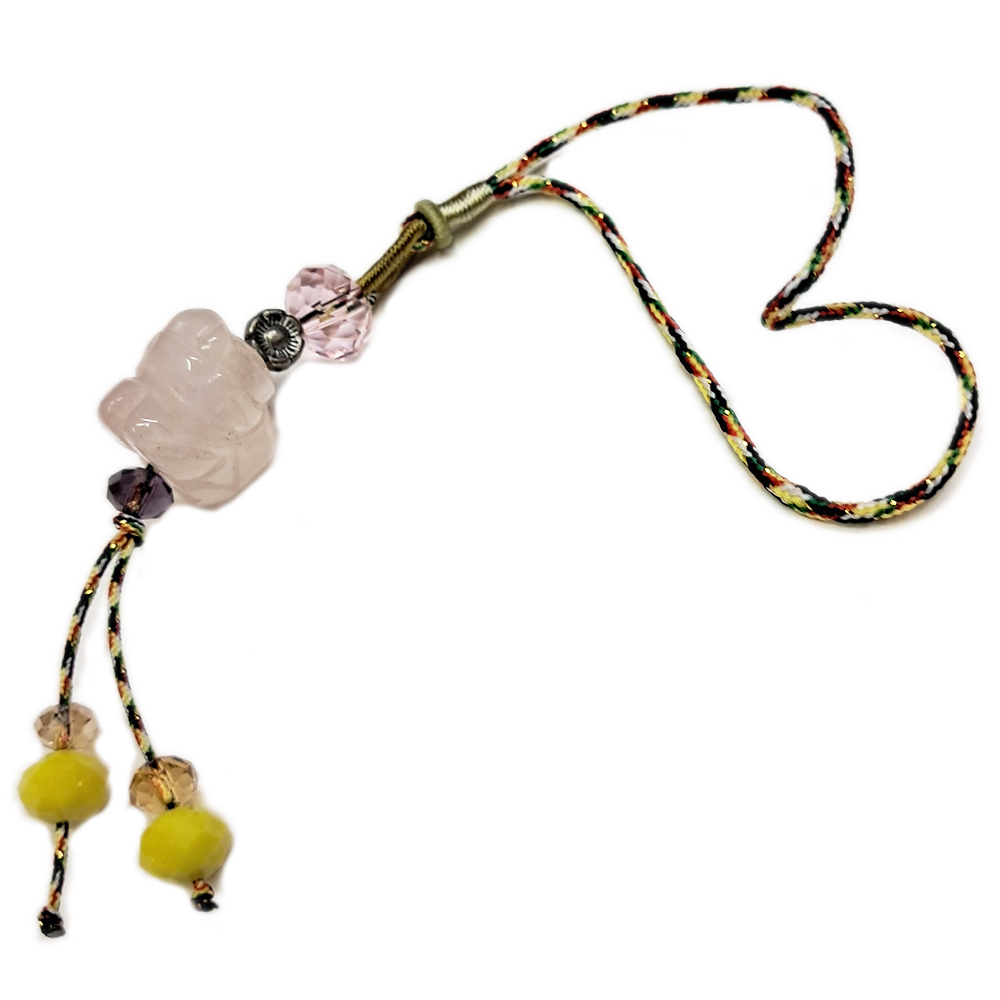 犬{粉晶}吊飾【十方】153825