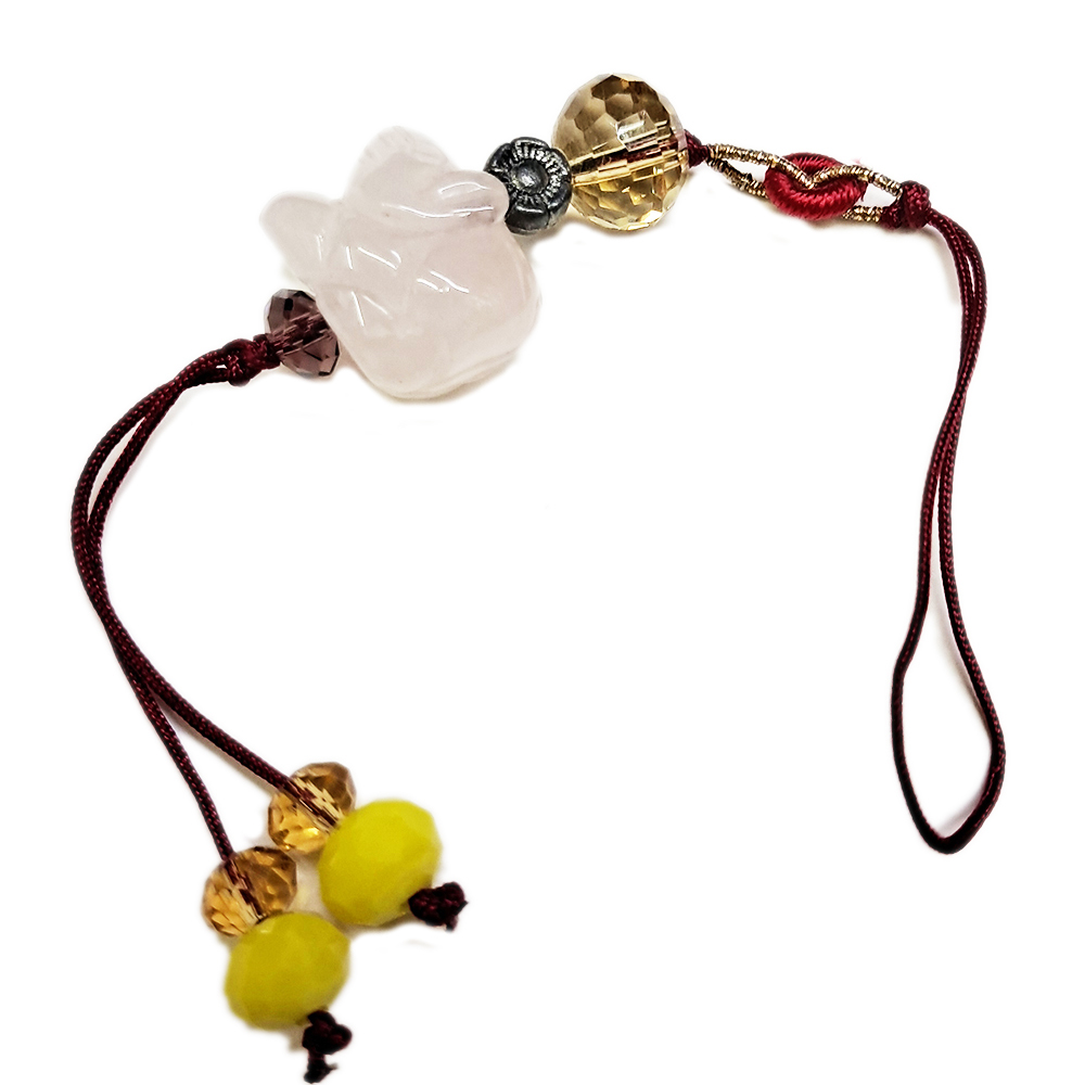 鼠{粉晶}吊飾【十方】153828