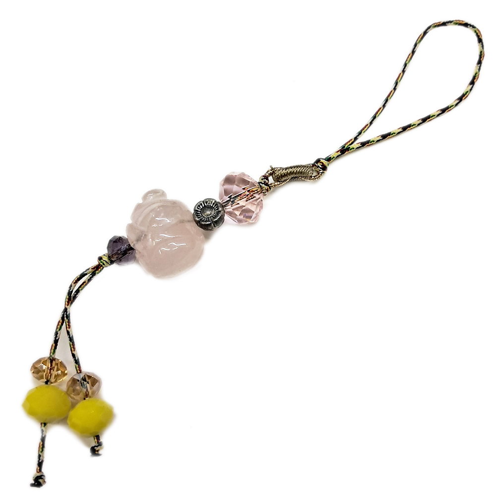 豬{粉晶}吊飾【十方】153829